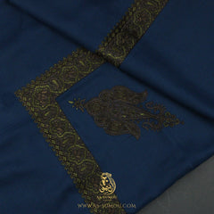 Premium Blue Authentic Yemeni Shemagh Scarf SE278