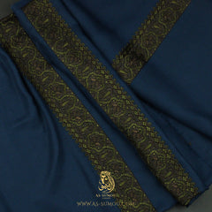 Premium Blue Authentic Yemeni Shemagh Scarf SE278