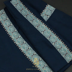 Premium Navy Blue Authentic Yemeni Shemagh Scarf SE280