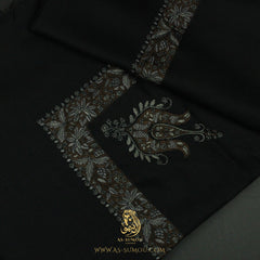 Premium Black Authentic Yemeni Shemagh Scarf BL181