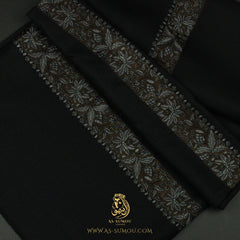 Premium Black Authentic Yemeni Shemagh Scarf BL181