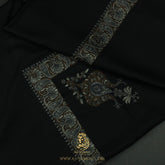 Premium Black Authentic Yemeni Shemagh Scarf BL182