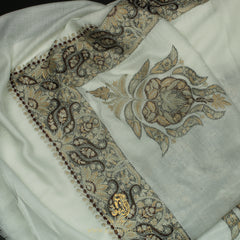 Premium White Authentic Omani Massar Scarf OM167