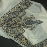 Premium White Authentic Omani Massar Scarf OM169
