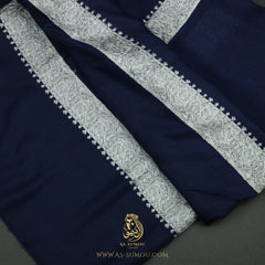 PREMIUM NAVY AUTHENTIC YEMENI SHEMAGH SCARF SE253