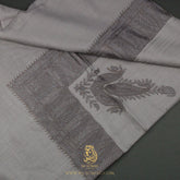 PREMIUM GREY ELEGANT QATARI SHEMAGH SCARF QR54