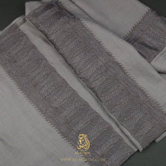 PREMIUM GREY ELEGANT QATARI SHEMAGH SCARF QR54