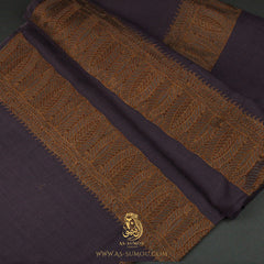 PREMIUM PURPLE ELEGANT QATARI SHEMAGH SCARF QR55