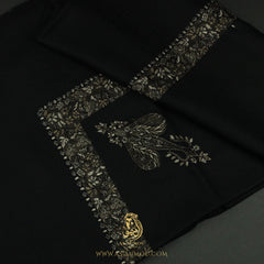 PREMIUM BLACK AUTHENTIC YEMENI SHEMAGH SCARF BL167