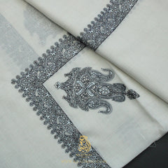 Premium White Authentic Yemeni Shemagh Scarf WH228