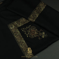 PREMIUM BLACK AUTHENTIC YEMENI SHEMAGH SCARF BL168