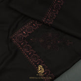 Premium Dark Brown Authentic Yemeni Shemagh Scarf SE274