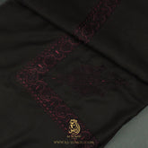 Premium Dark Brown Authentic Yemeni Shemagh Scarf SE276