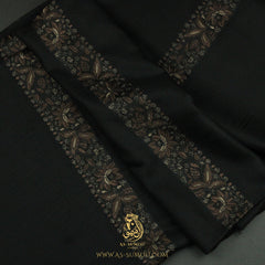 PREMIUM BLACK AUTHENTIC YEMENI SHEMAGH SCARF BL164