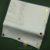 LUXURY HANDMADE WHITE YEMENI SHEMAGH