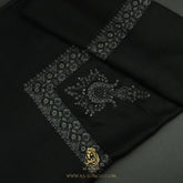 PREMIUM BLACK AUTHENTIC YEMENI SHEMAGH SCARF BL166