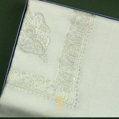 LUXURY HANDMADE WHITE YEMENI SHEMAGH