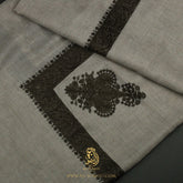 PREMIUM TAUPE AUTHENTIC YEMENI SHEMAGH SCARF SE250