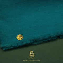 LUXURY HANDMADE TEAL YEMENI SHEMAGH