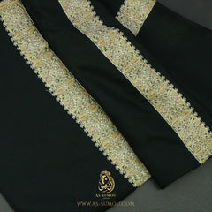 Premium Dark Green Authentic Yemeni Shemagh Scarf SE286