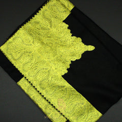 PREMIUM BLACK AUTHENTIC YEMENI SHEMAGH SCARF BL141