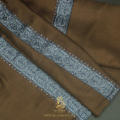 Premium Brown Authentic Yemeni Shemagh Scarf SE299