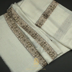 PREMIUM OFF-WHITE AUTHENTIC YEMENI SHEMAGH SCARF SE221