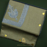 LUXURY HANDMADE OLIVE YEMENI SHEMAGH