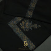PREMIUM BLACK AUTHENTIC YEMENI SHEMAGH SCARF BL149