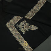 PREMIUM BLACK AUTHENTIC YEMENI SHEMAGH SCARF BL150