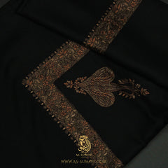 PREMIUM BLACK AUTHENTIC YEMENI SHEMAGH SCARF BL175