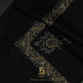 PREMIUM BLACK AUTHENTIC YEMENI SHEMAGH SCARF BL177