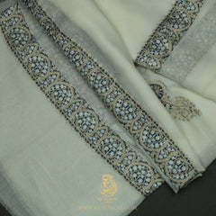 PREMIUM WHITE AUTHENTIC YEMENI SHEMAGH SCARF WH223