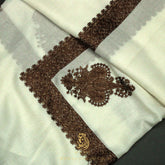 PREMIUM WHITE AUTHENTIC YEMENI SHEMAGH SCARF WH225