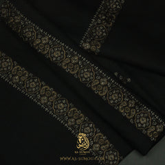 PREMIUM BLACK AUTHENTIC YEMENI SHEMAGH SCARF BL158