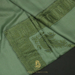 PREMIUM PISTACHIO ELEGANT QATARI SHEMAGH SCARF QR57