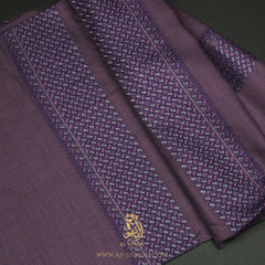 PREMIUM PURPLE ELEGANT QATARI SHEMAGH SCARF QR58