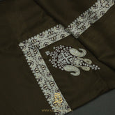 PREMIUM OLIVE AUTHENTIC YEMENI SHEMAGH SCARF SE266