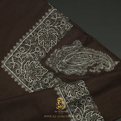 PREMIUM BROWN AUTHENTIC OMANI MASSAR SCARF OM148