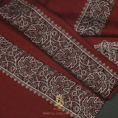 PREMIUM RED AUTHENTIC OMANI MASSAR SCARF OM150