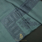 Premium Cold Turquoise Elegant Qatari Shemagh Scarf QR63