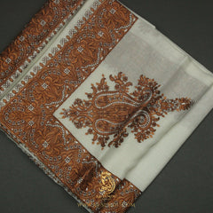 PREMIUM WHITE AUTHENTIC YEMENI SHEMAGH SCARF WH206