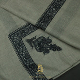 Premium Grey Authentic Yemeni Shemagh Scarf SE291