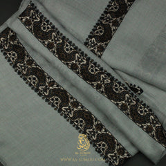 Premium Grey Authentic Yemeni Shemagh Scarf SE293