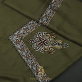 Premium Olive Authentic Yemeni Shemagh Scarf SE298