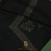 PREMIUM BLACK AUTHENTIC YEMENI SHEMAGH SCARF BL125