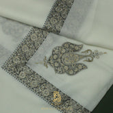 PREMIUM WHITE AUTHENTIC YEMENI SHEMAGH SCARF WH174