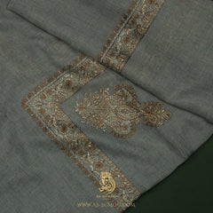 PREMIUM GREY AUTHENTIC YEMENI SHEMAGH SCARF SE180