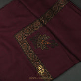 PREMIUM MAROON AUTHENTIC YEMENI SHEMAGH SCARF SE163