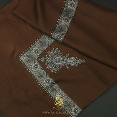 PREMIUM BROWN AUTHENTIC YEMENI SHEMAGH SCARF SE165
